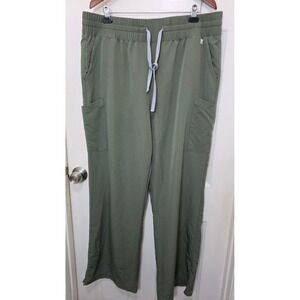 Resurge Scrub Pants Womens 2XT Olive Green Cargo Tall RE5618 Recycled Polyester